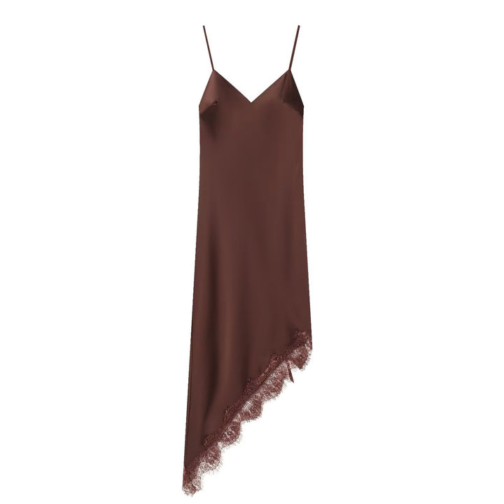 Damen Satin Nachthemd mit elegantem Spitzenbesatz Echo Archiv
