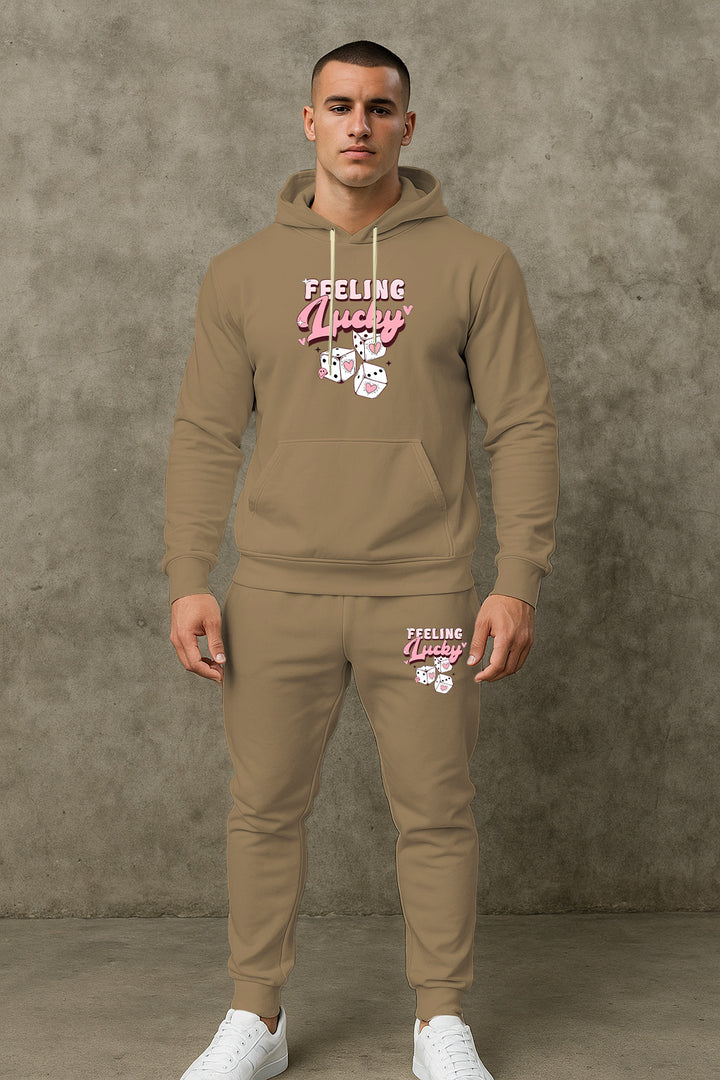 Herren Sportliches Hoodie- und Jogginghosen-Set Echoarchiv