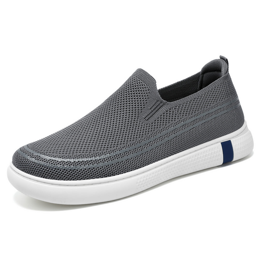 Herren nan nahtloser Strick-Slip-On Freizeit-Sneaker mit atmungsaktivem 3D-Mesh und stoßdämpfender EVA-Flexsohle Echo Archiv