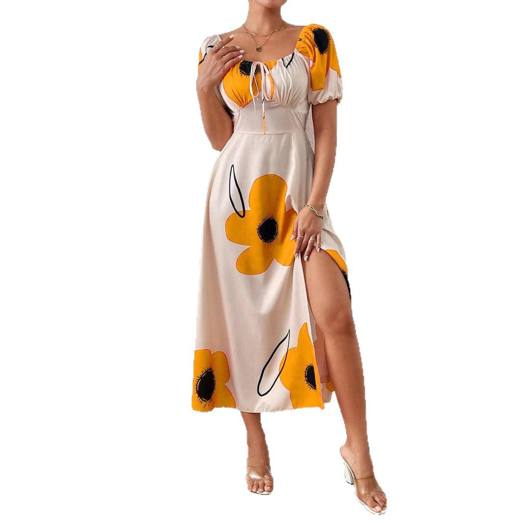 Damen Blütenverziertes Sommerkleid Echo Archiv