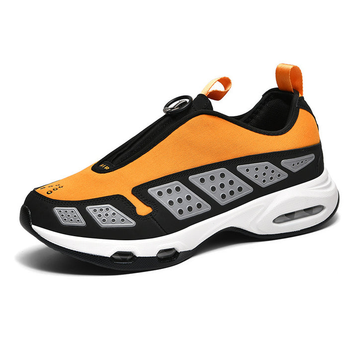 Herren sportlicher Schlupfsneaker mit integrierter Luftkammer, Reißverschlusszug und gedämpfter Profilsohle – Tavélo
