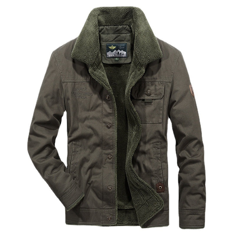 Herren Praktische Übergangsjacke mit Teddyfutter Echo Archiv