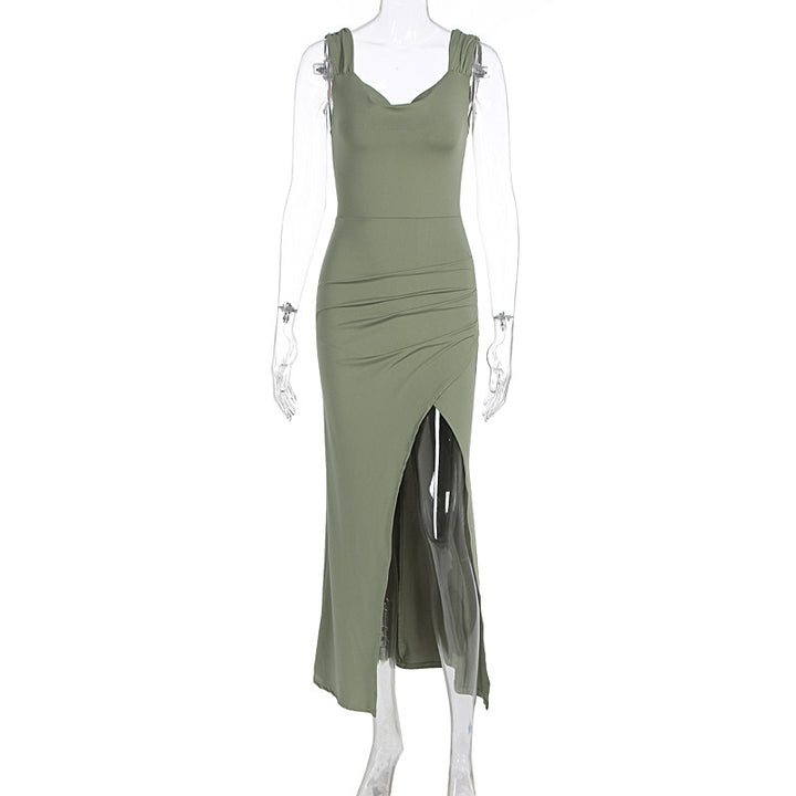 Damen figurbetontes Maxikleid mit elegantem Schnitt und aufregenden Details Echo Archiv