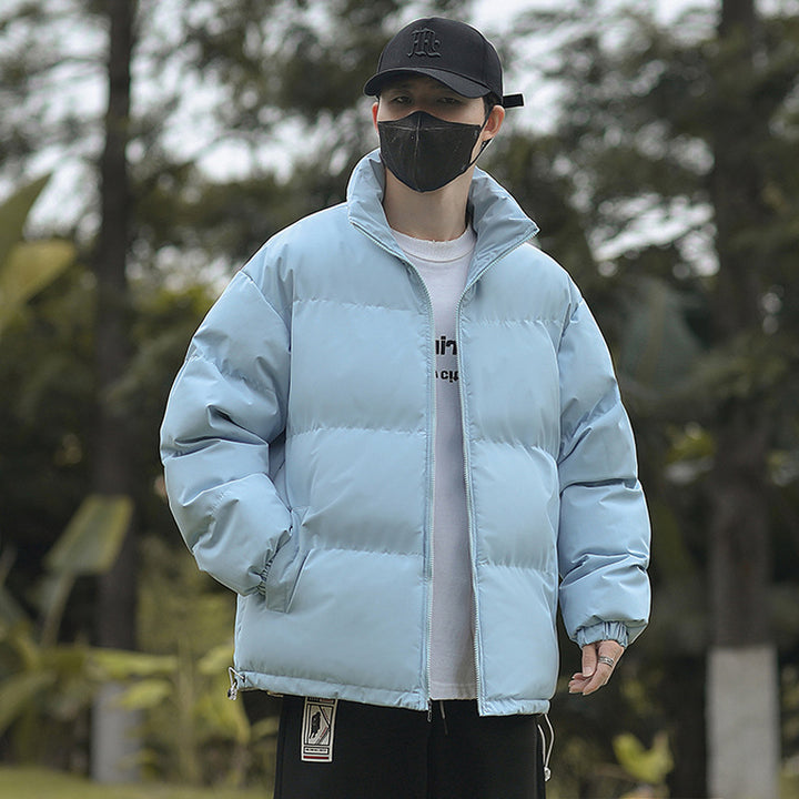 Herren isolierte Übergangsjacke mit hohem Kragen Echoarchiv