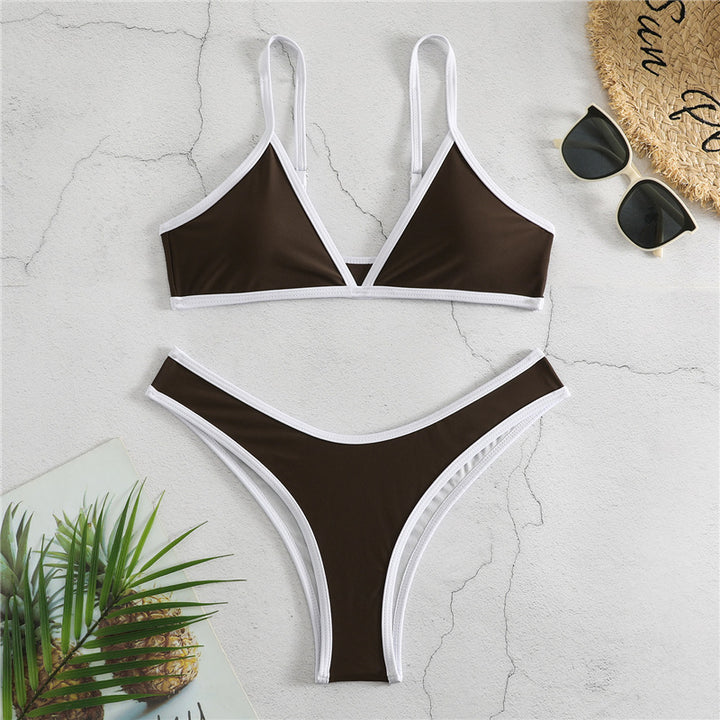 Damen Triangel-Bikini mit eleganter Naht und sportlichem Schnitt Echo Archiv