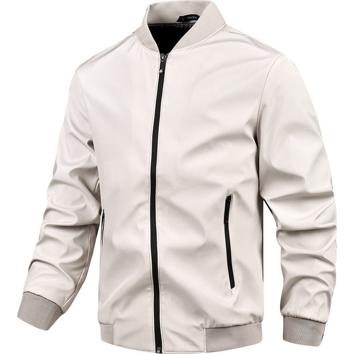Herren moderne Bomberjacke mit elastischem Bündchen und praktischen Taschen Echoarchiv