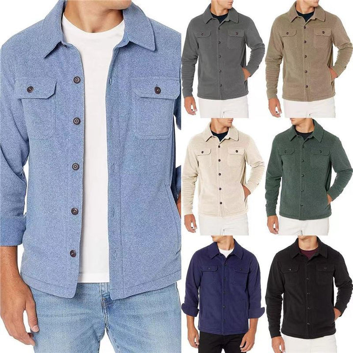 Herren Fleecejacke mit praktischen Taschen Echoarchiv