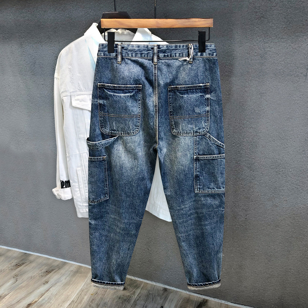 Damen Modische Denim Hose Echoarchiv
