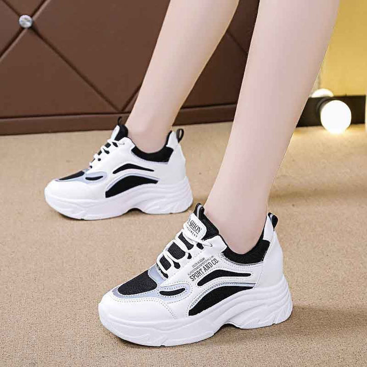 Damen Sportliche Chunky Sneakers mit atmungsaktiver Obermateriel von Echo Archiv