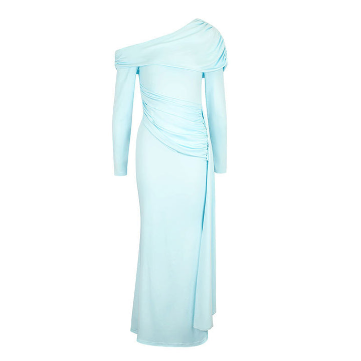 Damen Elegantes Wickelkleid mit asymmetrischem Ausschnitt und raffinierten Rüschendetails Echo Archiv