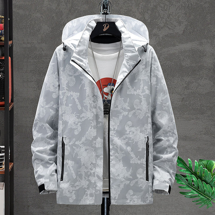 Herren Technische Windjacke Echo Archiv
