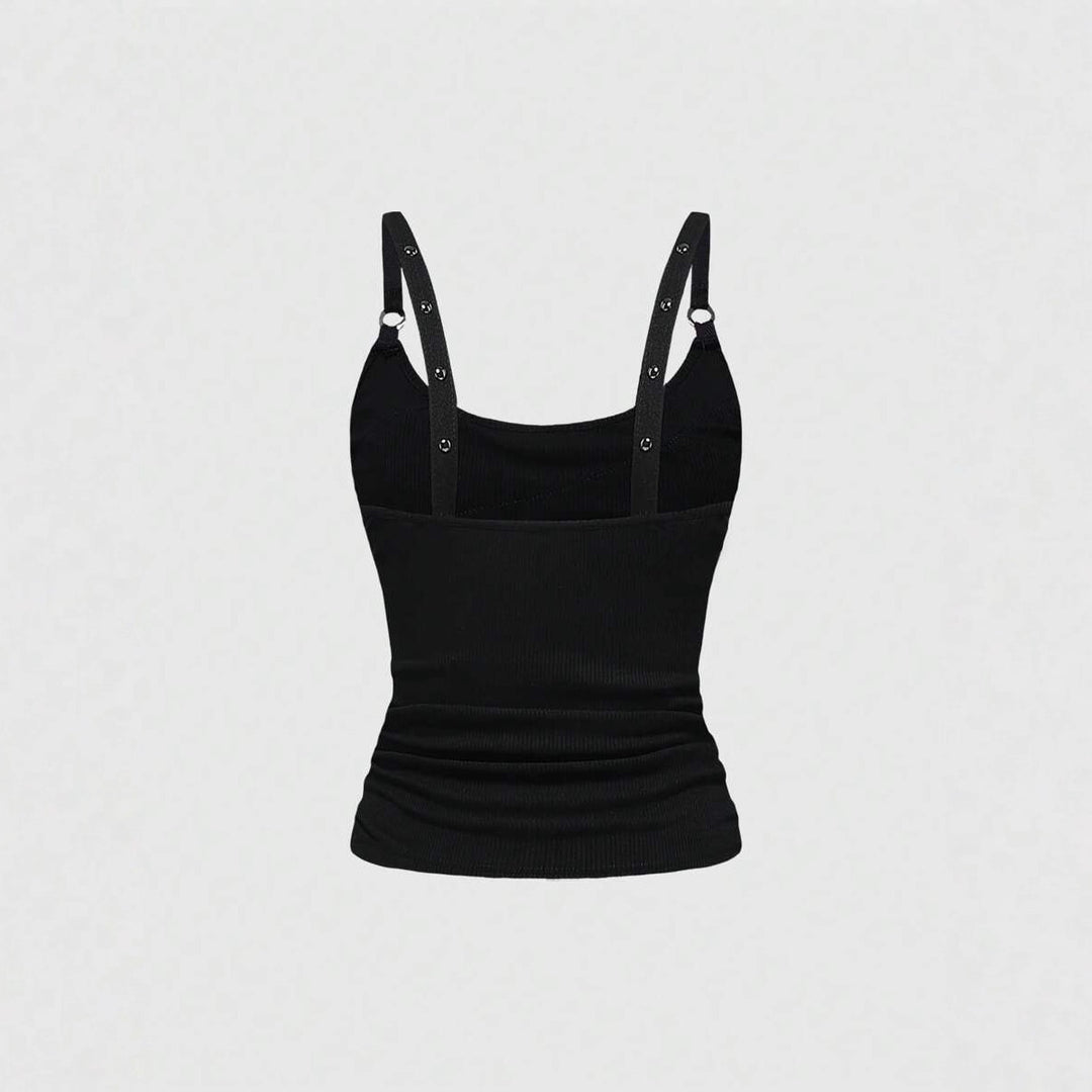 Damen Raffiniertes Top mit Elastananteil und funkelnden Details Echo Archiv