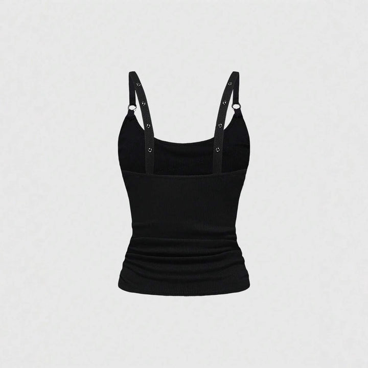 Damen Raffiniertes Top mit Elastananteil und funkelnden Details Echo Archiv