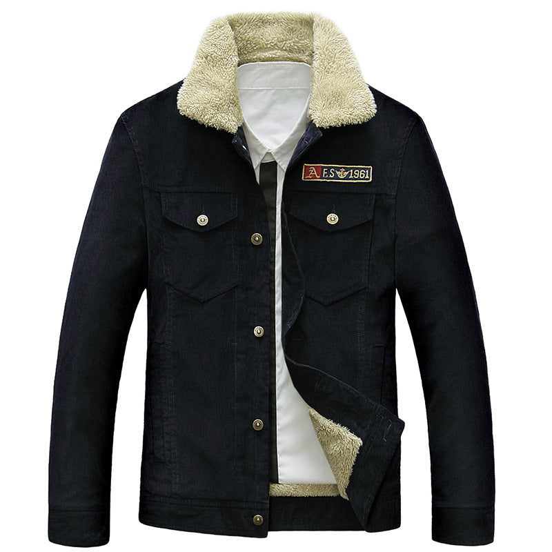Herren Cordjacke mit weichem Teddy-Futter Echoarchiv