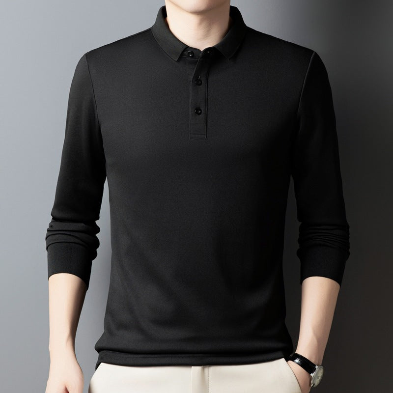 Damen Poloshirt mit langem Arm und Knopfdetails Echo Archiv