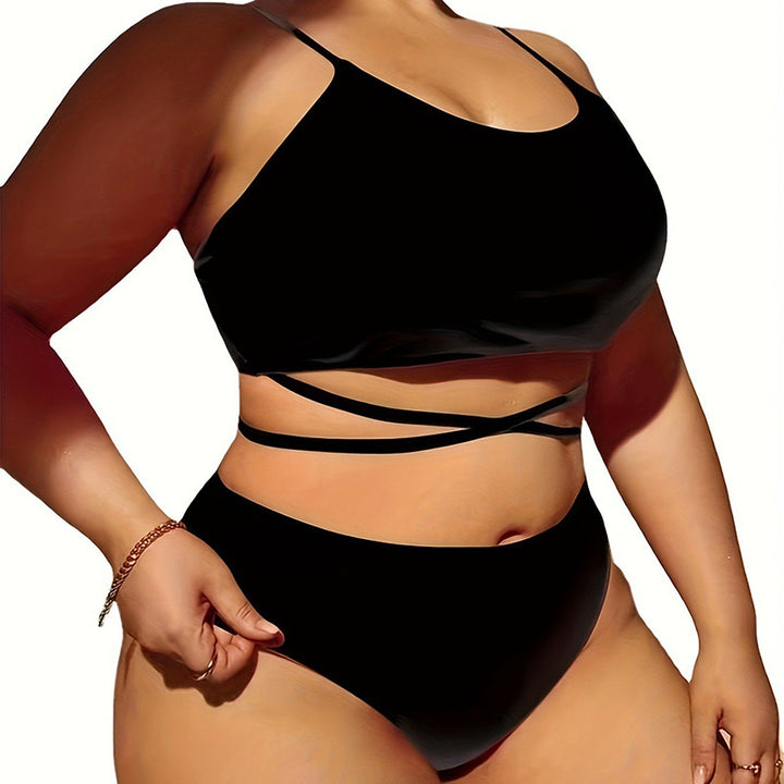 Damen Bikini-Set mit elegantem Wickelrock und sportlichem Oberteil Echo Archiv
