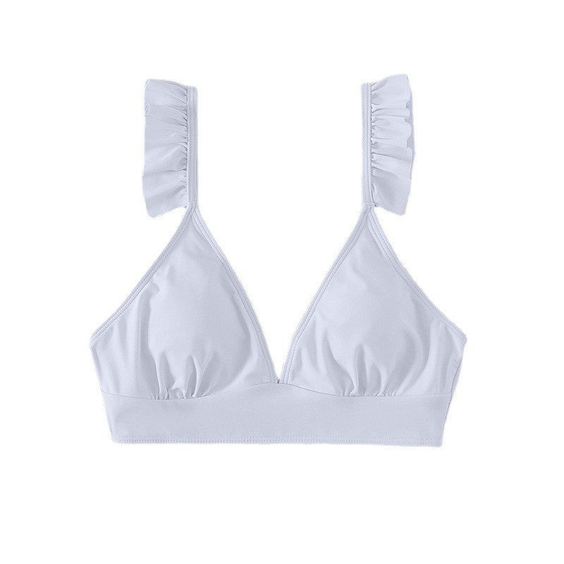 Damen Triangel-Bikinioberteil mit Rüschen Echo Archiv