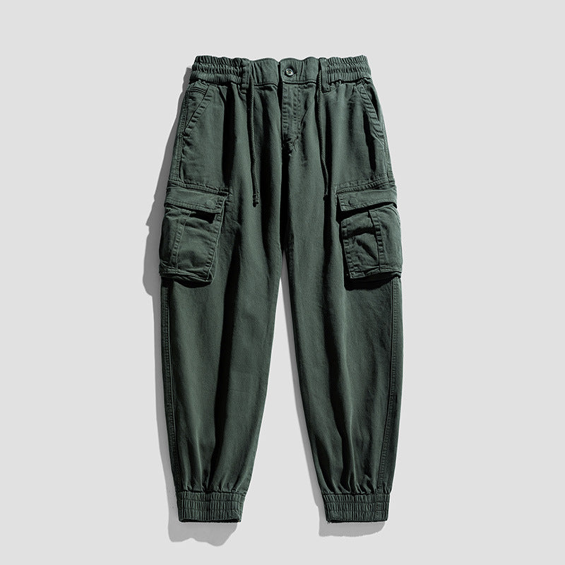 Herren Urban‑Utility Relaxed‑Fit Cargo‑Jogginghose mit Tunnelzug und Mehrfach‑Taschen Echo Archiv