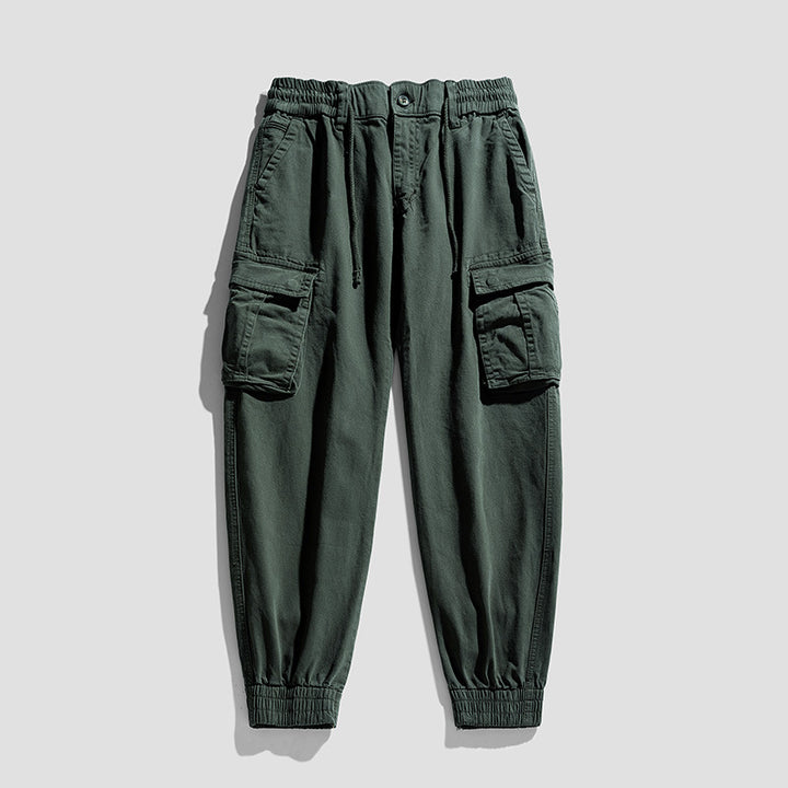 Herren Urban‑Utility Relaxed‑Fit Cargo‑Jogginghose mit Tunnelzug und Mehrfach‑Taschen Echo Archiv