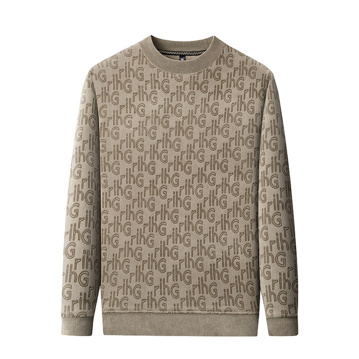 Herren modischer Sweatshirt mit strukturiertem Obermaterial Echoarchiv