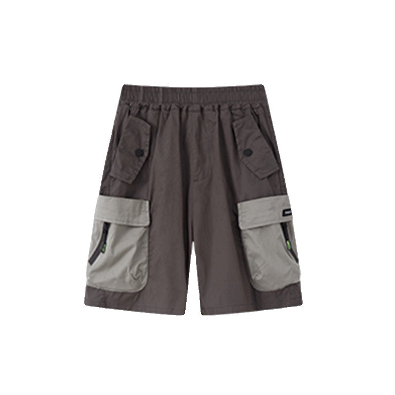 Unisex lässige Capri-Shorts mit funktionalen Taschen Echo Archiv