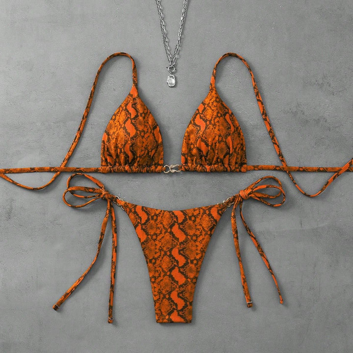Damen Triangel-Bikini mit aufregendem Leopardenmuster Echo Archiv
