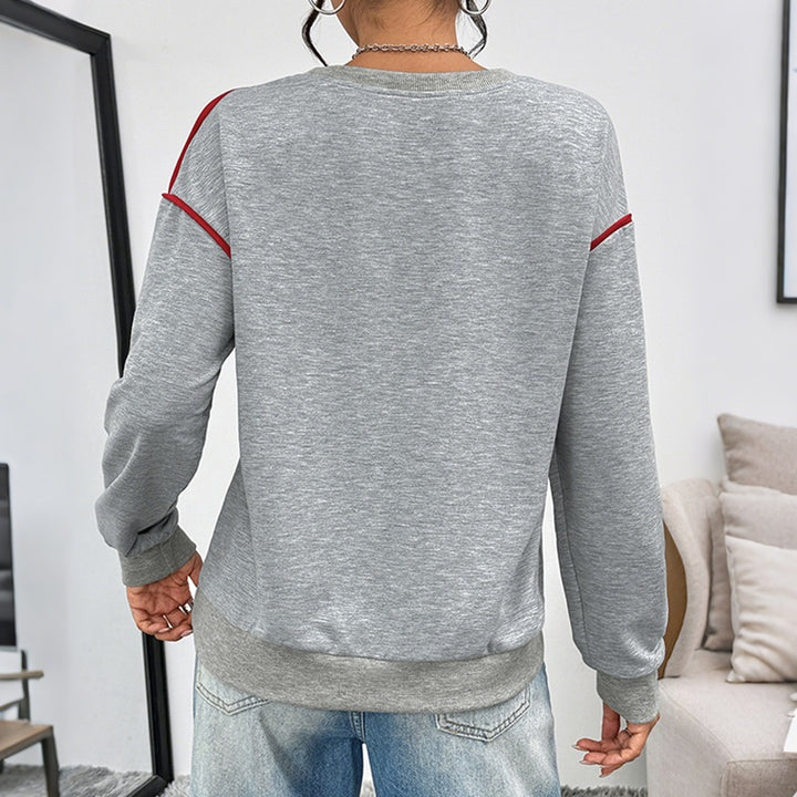 Damen Lässiger Pullover mit Herzdesign Echo Archiv