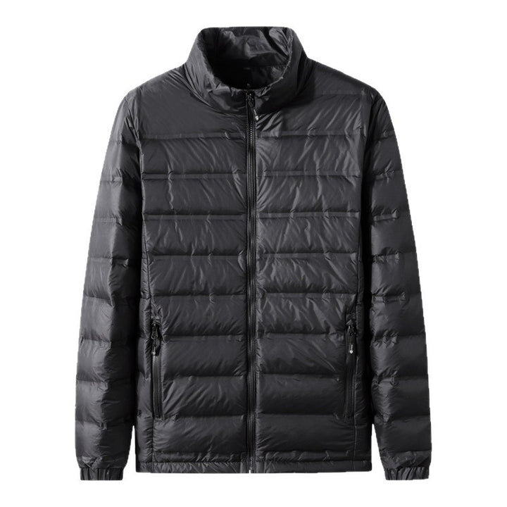 Herren Leichte gesteppte Thermojacke mit Stehkragen und Zwei-Wege-Reißverschluss Echo Archiv