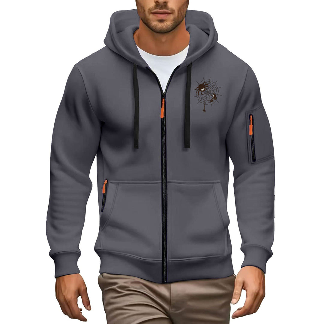 Herren Hochwertiger Zip-Hoodie Echoarchiv
