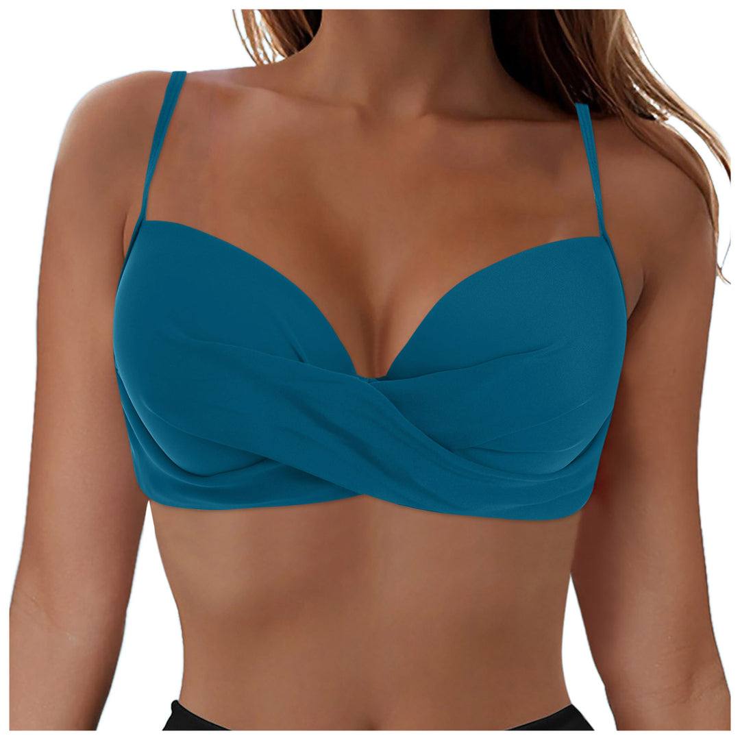 Damen Elegantes Bikinioberteil mit Wickeldesign Echo Archiv