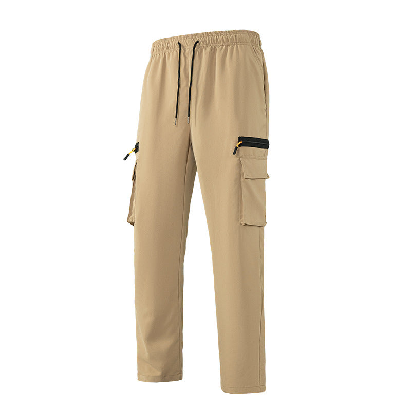 Herren Atmungsaktive Cargo-Loungehose mit Elastikbund, Kordelzug & Multifachtaschen Echo Archiv