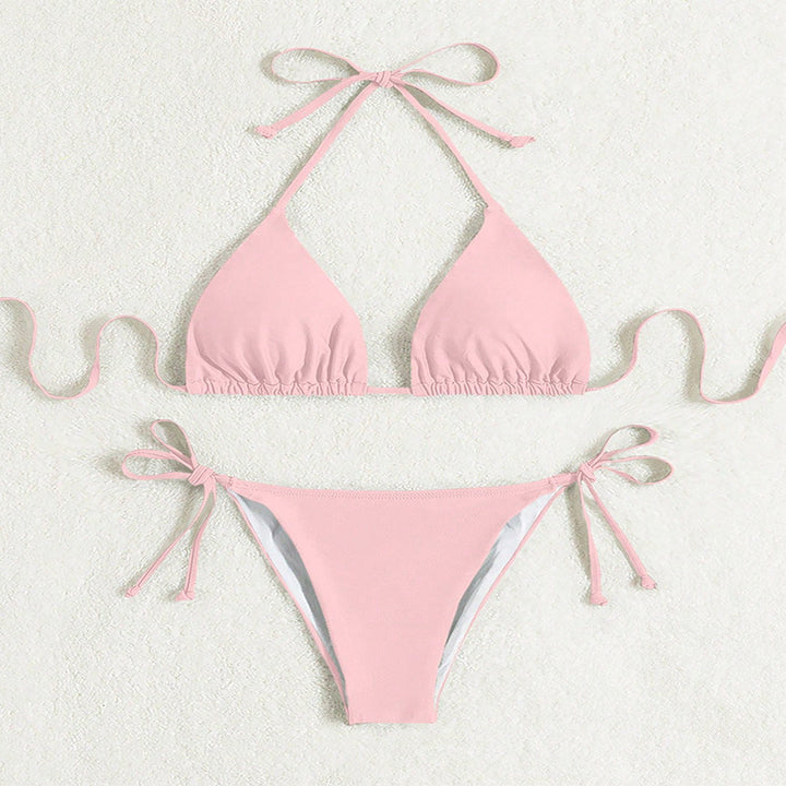Damen Triangel-Bikini mit verstellbaren Schärpen Echo Archiv