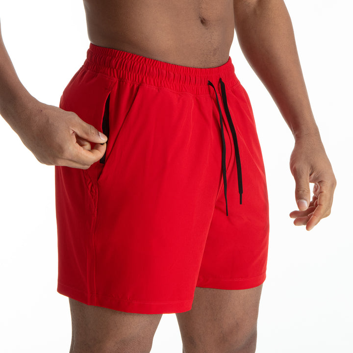 Herren Sportliche Schwimmshorts mit elastischem Bund und seitlichen Eingrifftaschen Echoarchiv