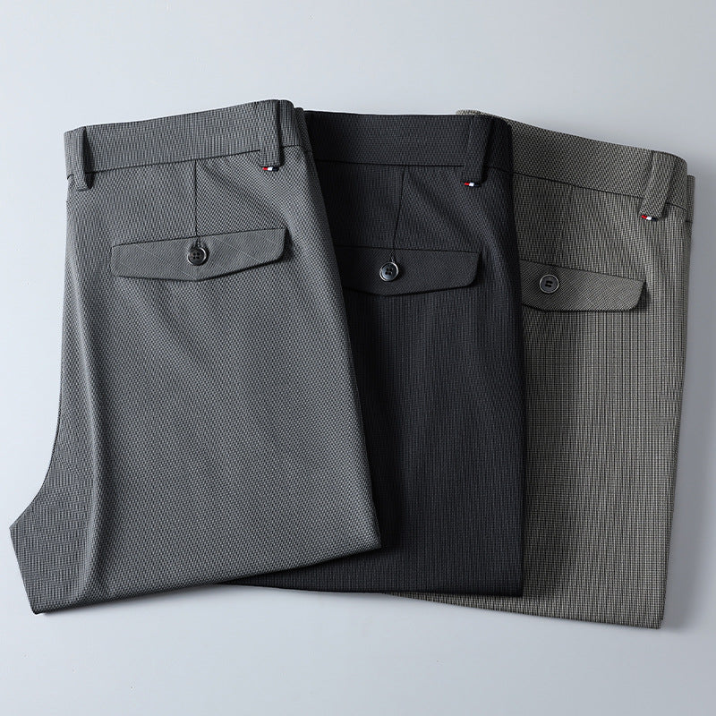 Herren eleganter Anzughose mit feinem Strukturdesign Echoarchiv