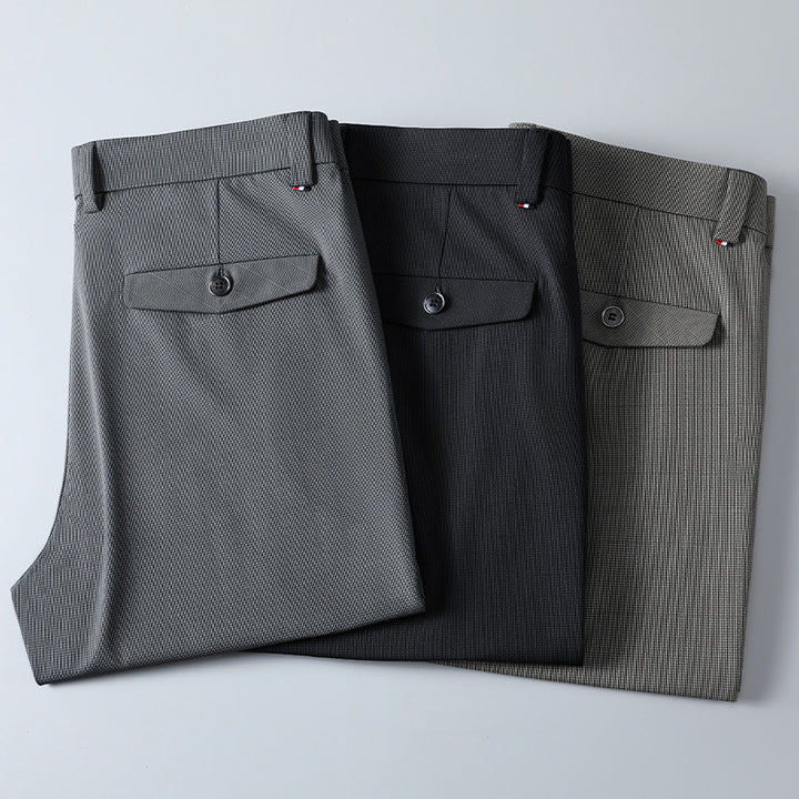 Herren eleganter Anzughose mit feinem Strukturdesign Echoarchiv