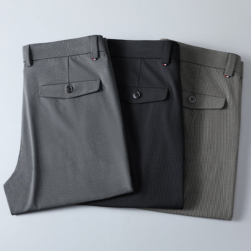 Herren eleganter Anzughose mit feinem Strukturdesign Echoarchiv