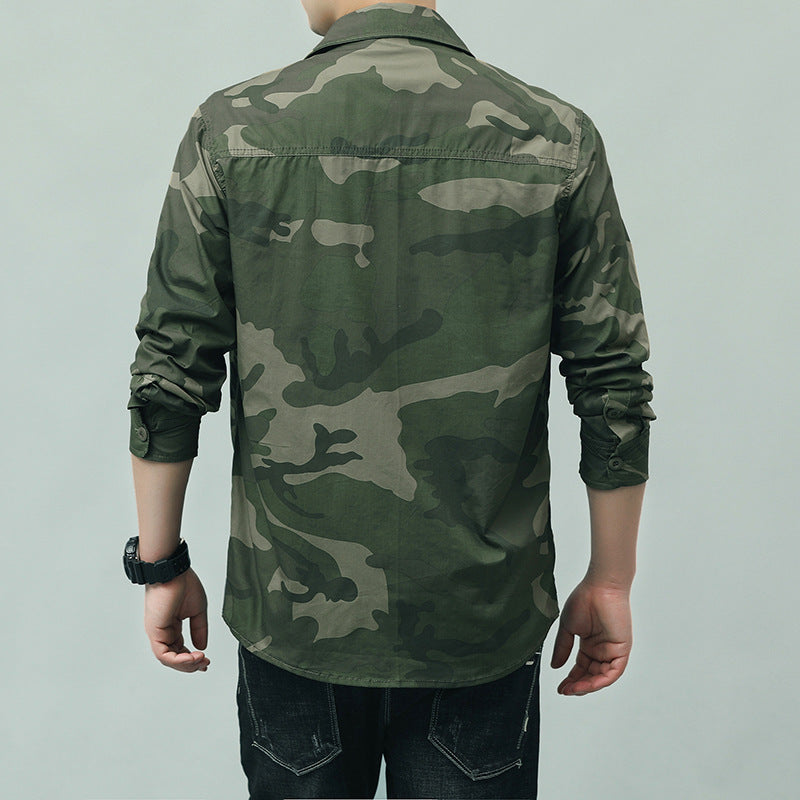 Herren Camouflage-Shirt mit Taschen Echo Archive
