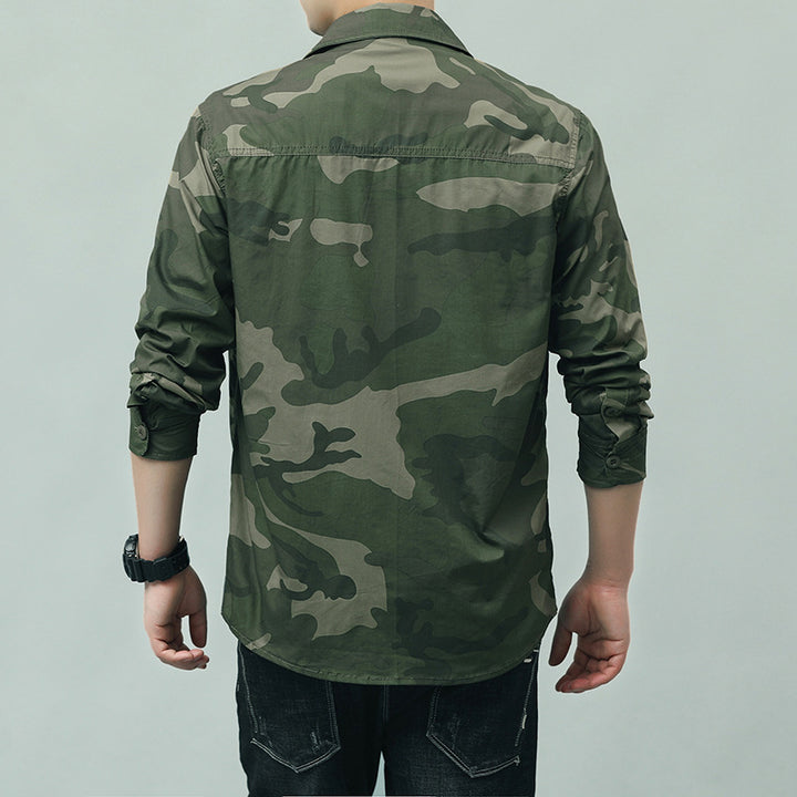 Herren Camouflage-Shirt mit Taschen Echo Archive