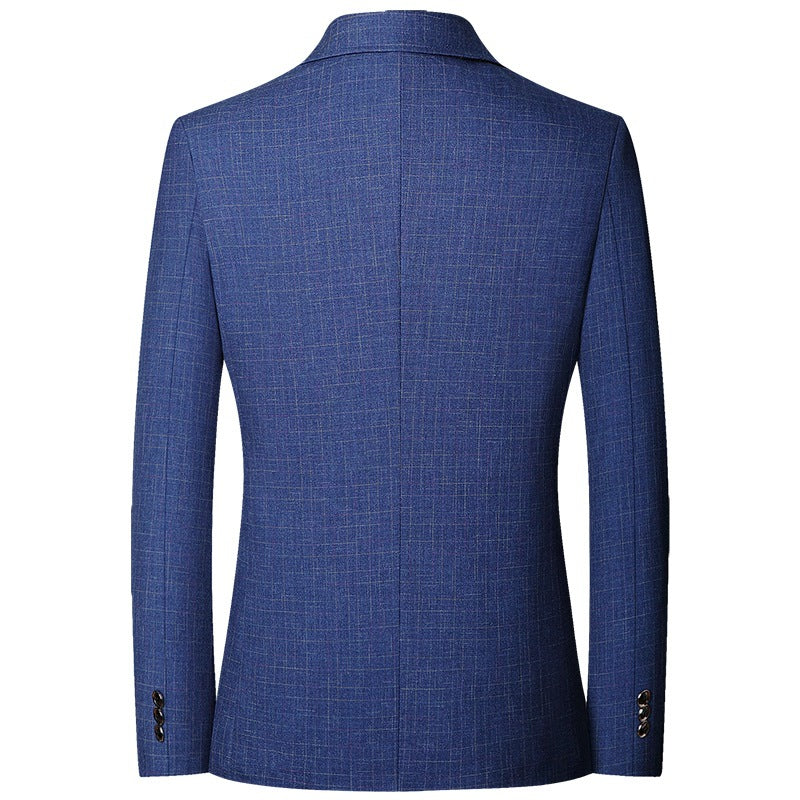 Herren Slim-Fit Sakko aus leichtem Mischgewebe mit Struktur – Tianoro