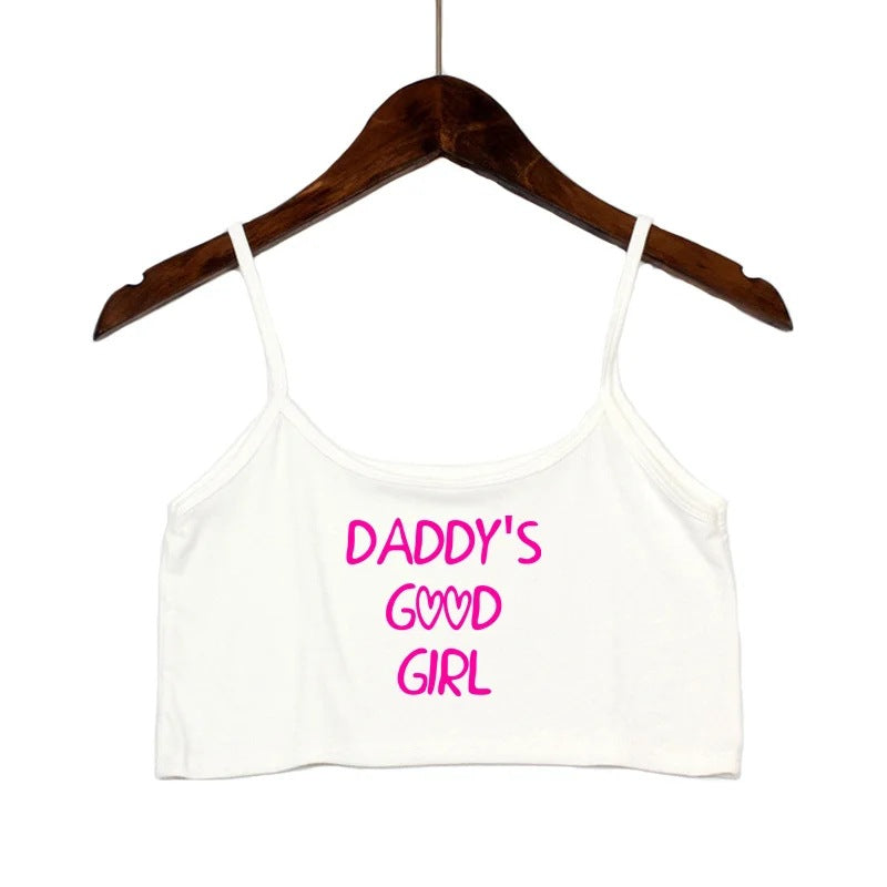Damen modisches Crop-Top mit verzierten Trägern Echo Archiv