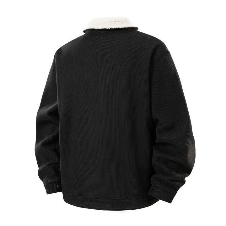 Herren Robuste Cordjacke mit warmem Fleece-Innenfutter Echoarchiv