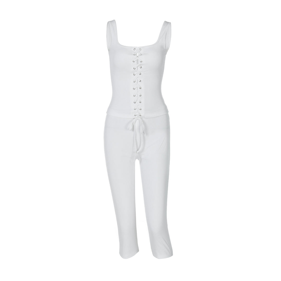Damen Figurbetontes Midikleid mit Schnürung Echo Archiv