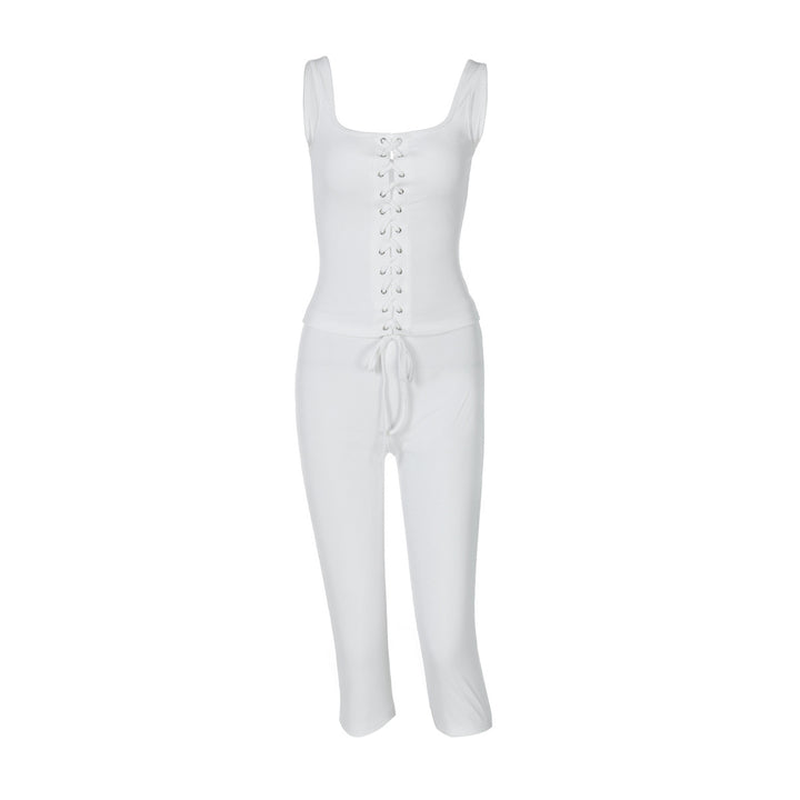 Damen Figurbetontes Midikleid mit Schnürung Echo Archiv
