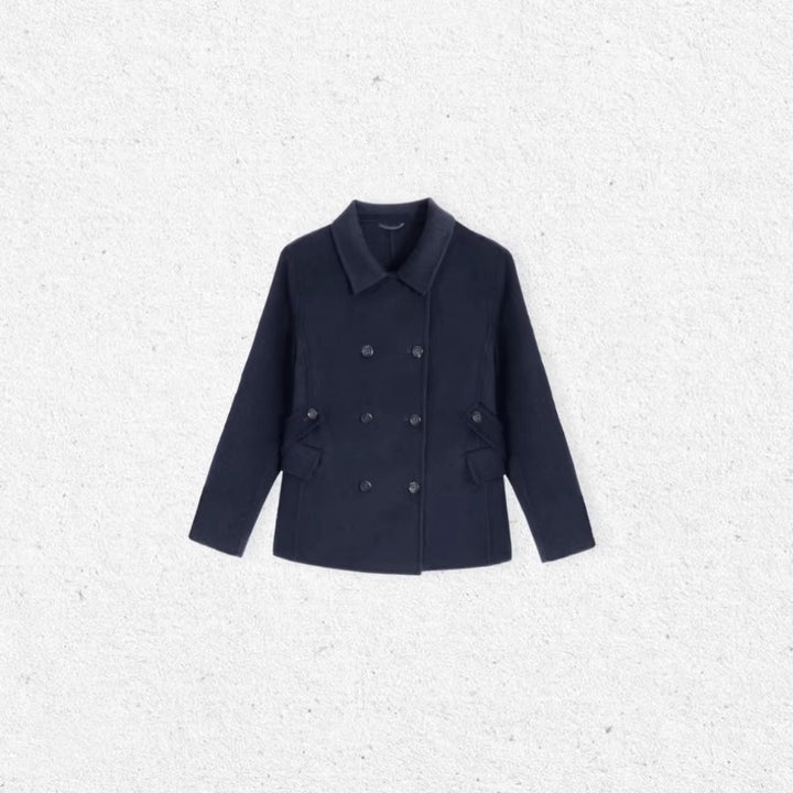 Damen Modischer Doppeltbreasted Blazer Echoarchiv