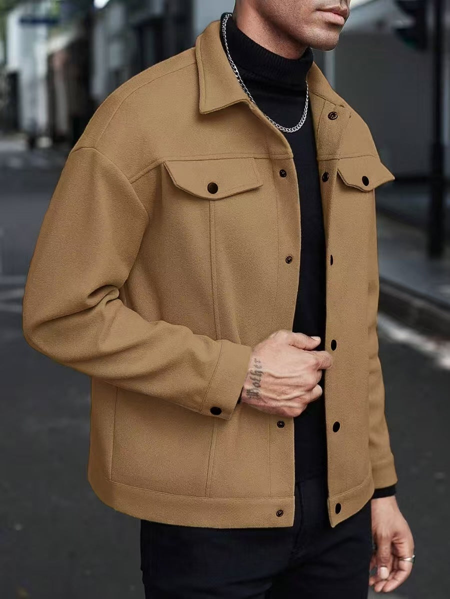 Herren stilvolle Overshirt-Jacke Echoarchiv