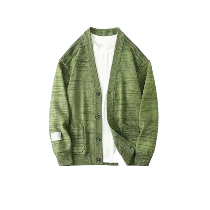 Herren lässiger Strickcardigan mit praktischen Taschen und modernem Schnitt Echoarchiv