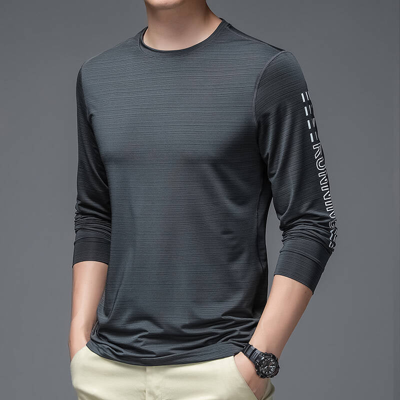 Herren Sportliches Funktionsshirt mit innovativer Textur Echoarchiv