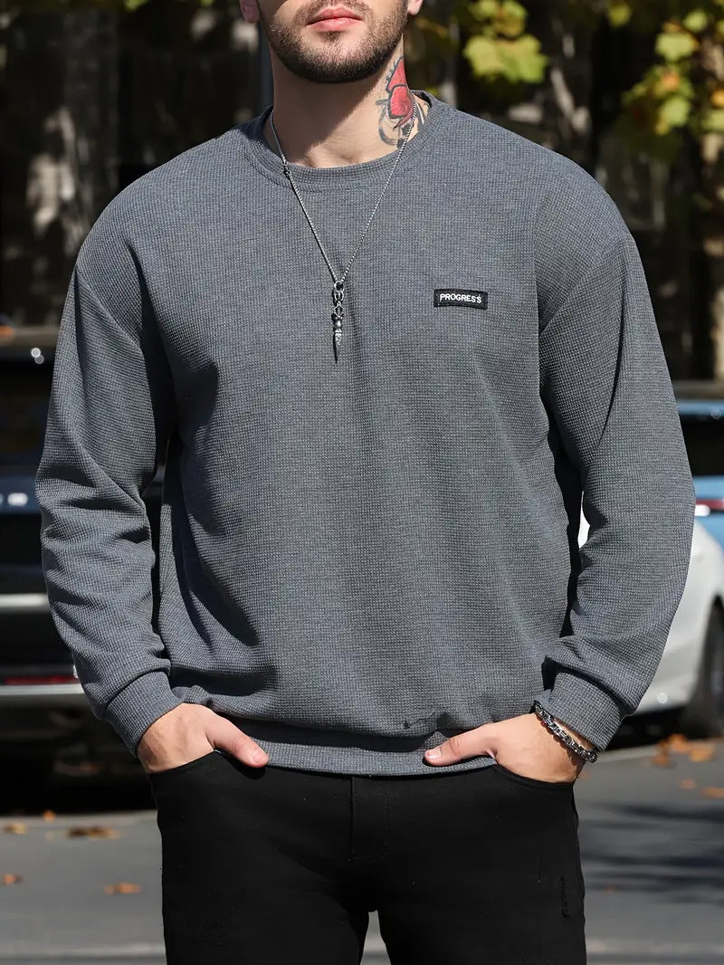 Herren lässiges Sweatshirt mit strukturierter Oberfläche und modernem Design Echoarchiv