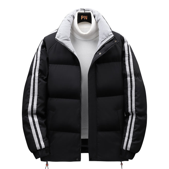 Herren Winterliche Steppjacke mit isolierendem Innenfutter und verstellbarer Kapuze Echoarchiv