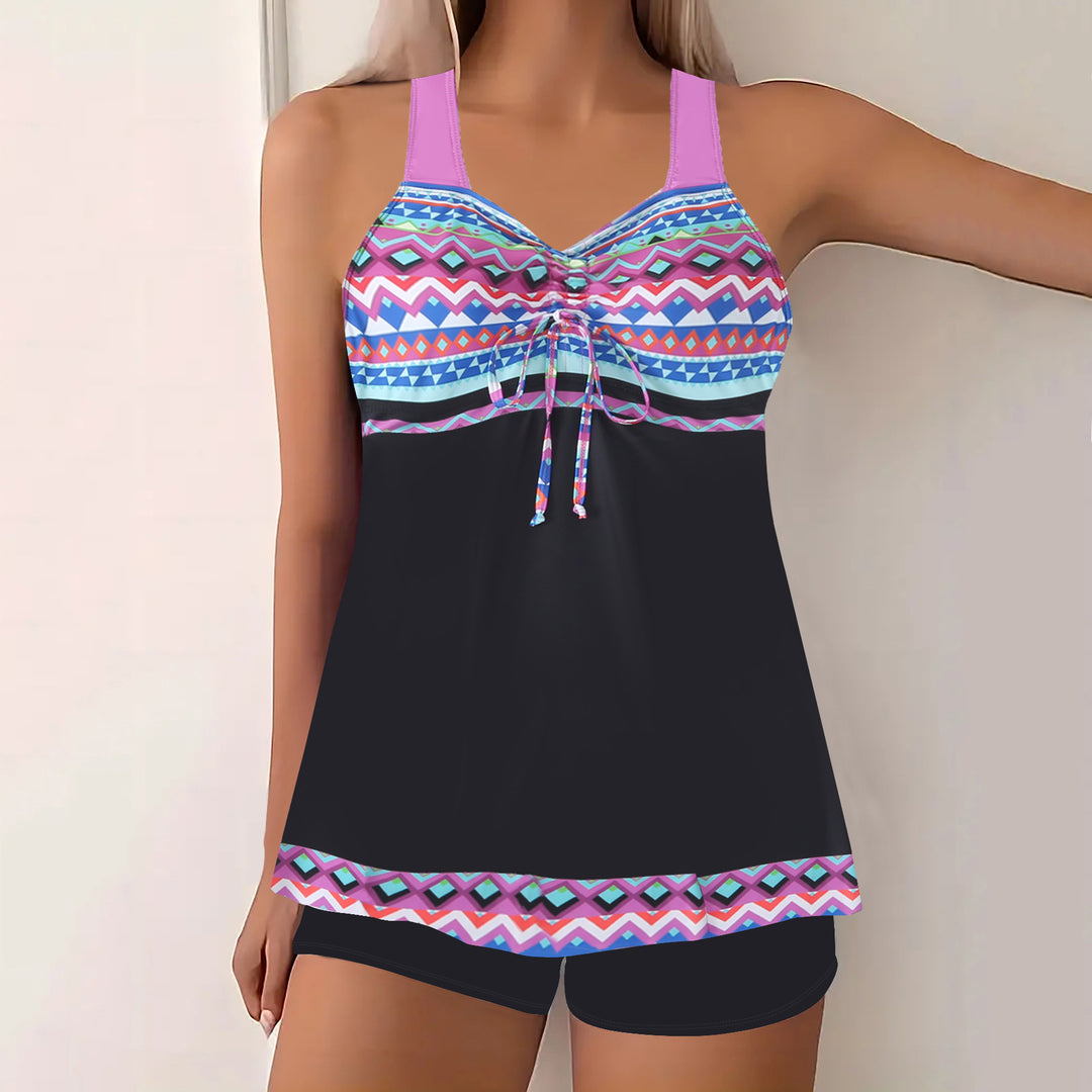 Damen Tankini-Oberteil mit Shorts Echo Archiv